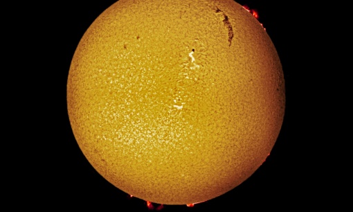 Sonne im H-Alphalicht am 06.06.2006