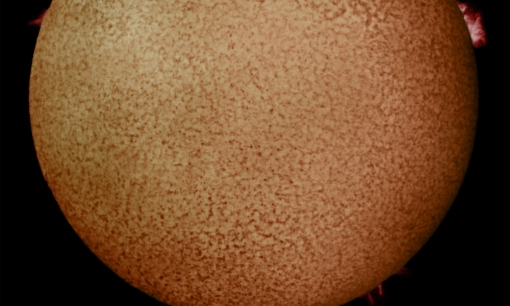 Sonne im H- Alphalicht am 16.01.2011
